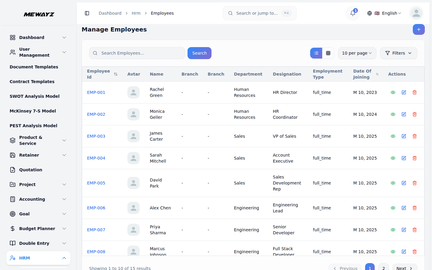 Mewayz HR & Payroll module