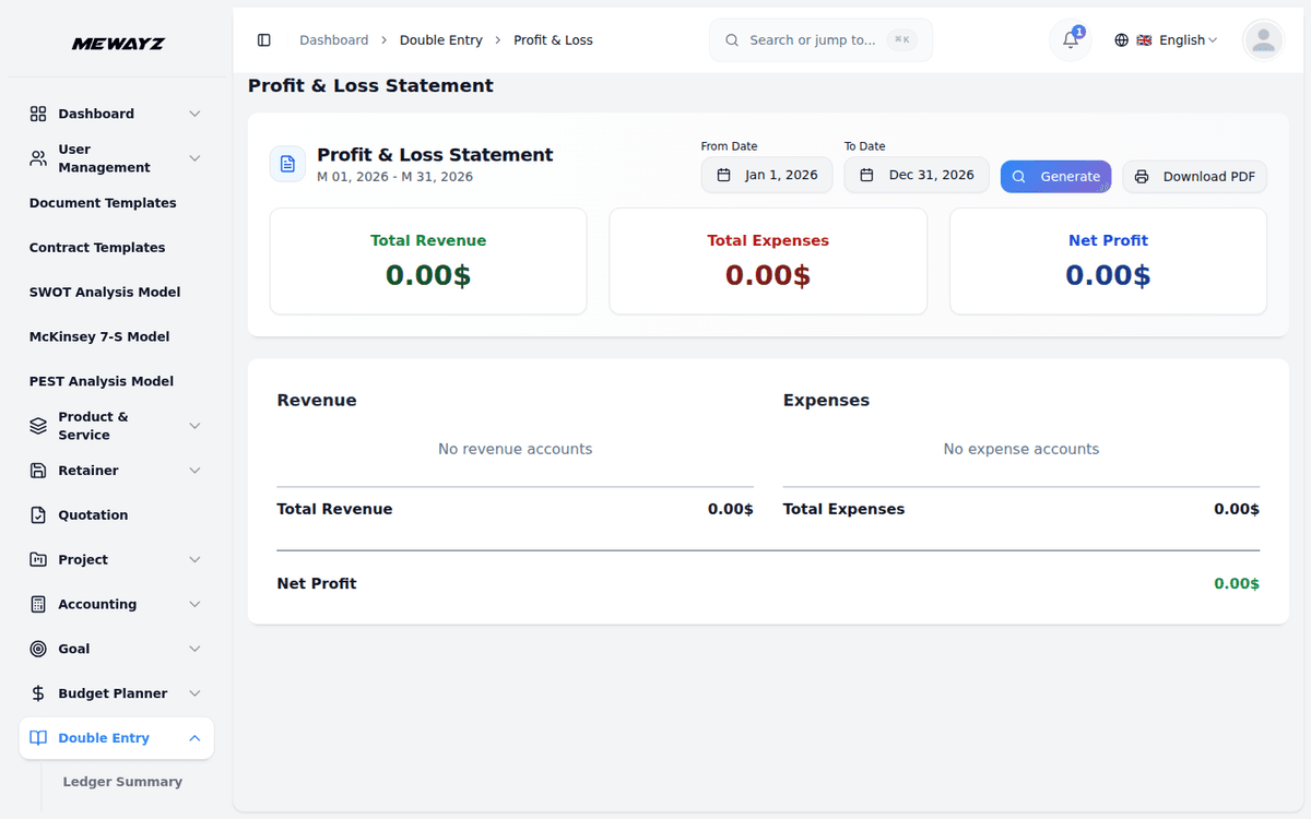 Mewayz Revenue reports for clinics & healthcare